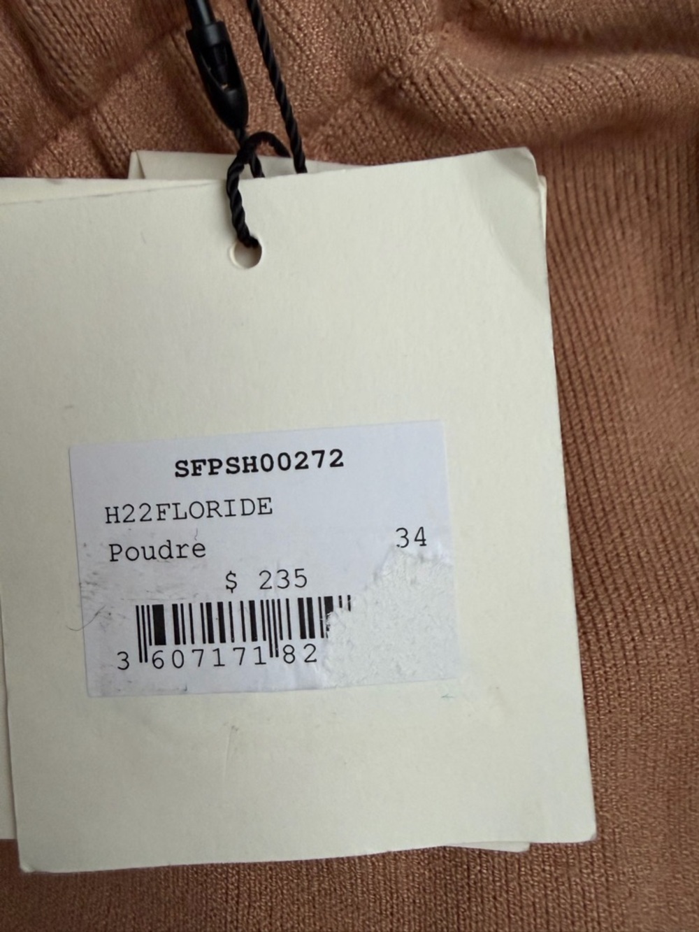 Sandro Beige Drawstring Shorts - Picture 4 of 5